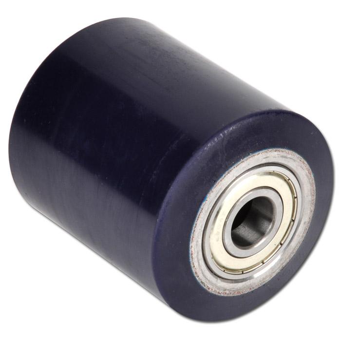 Hubwagenrad 85 mm Polyurethan Breite 105 mm Achse 20 mm Hubwagenrolle Stahlkern 