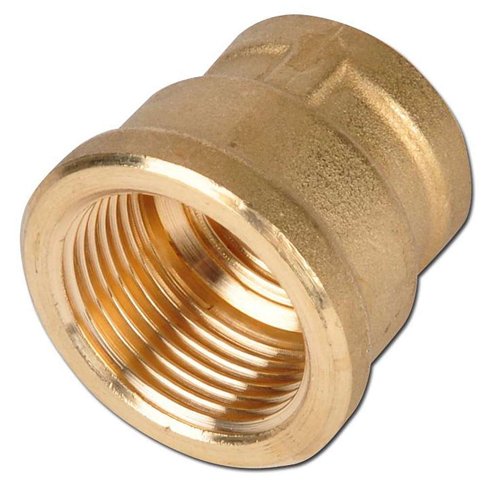 Messing Muffe Reduziermuffe Muffennippel Innengewinde Fittings Verschraubung 