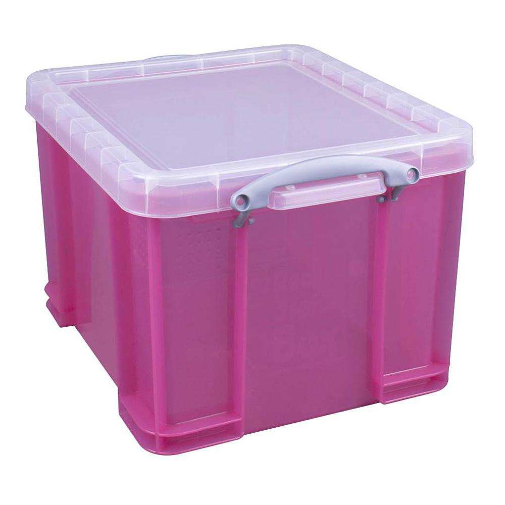 Aufbewahrungsbox mit Deckel Vibes Pfeile 22 L Rosa Kunststoff 30 x 23,5 x  40 cm (