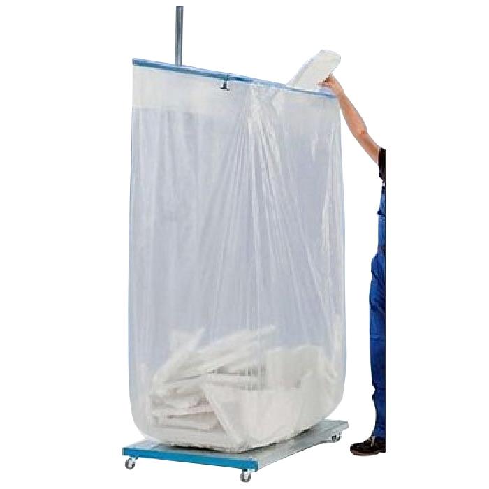 10 Stück PE-Seitenfaltensack 2500l transparent 