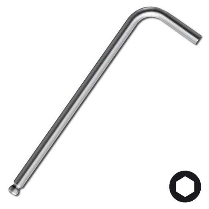 Winkelschraubendreher SW 1,5 bis 12mm mit Kugelkopf - lang - Wera